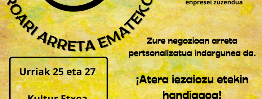 Beszeroari arreta zerbitzua emateko tailerra